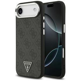 Etui Guess 4G Triangle Logo MagSafe do   iPhone Air czarny srebrny