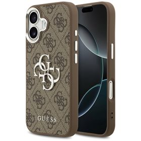 Etui Guess 4G Big 4G Classic Logo do     iPhone 17 brązowy srebrny
