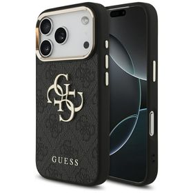 Etui Guess 4G Big 4G Classic Logo doiPhone 17 Pro czarny złoty