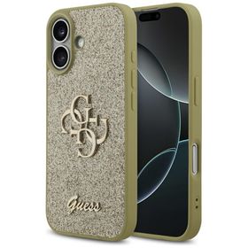 Etui Guess Fixed Glitter Big 4G do       iPhone 17 złoty