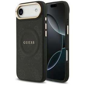 Etui Guess Peony Hot Stamp MagSafe do    iPhone Air czarny
