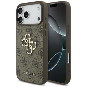 Etui Guess 4G Big Logo do iPhone 17 ProMax brązowy