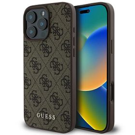 Guess GUHCP16XG4GFBR iPhone 16 Pro Max6.9" brązowy/brown hard case 4G Classic