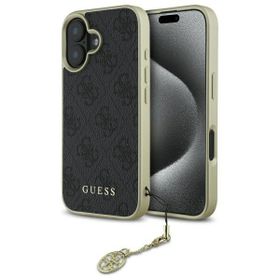 Guess GUHCP16SGF4GGR iPhone 16 6.1"      czarny/black hardcase 4G Charms Collection
