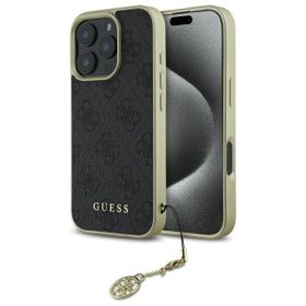 Guess GUHCP16XGF4GGR iPhone 16 Pro Max   6.9" czarny/black hardcase 4G Charms Collection