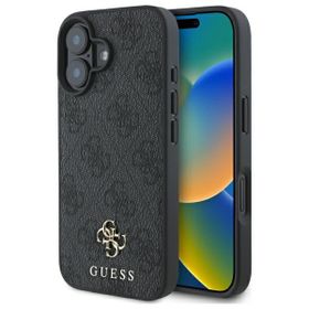 Guess GUHMP16SP4SM4MK iPhone 16 6.1"     czarny/black hardcase 4G Small Classic MagSafe