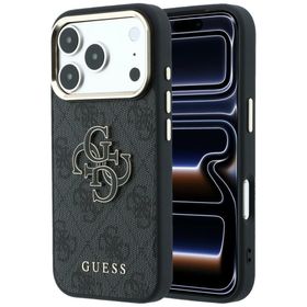 Etui Guess 4G & Big Resin Logo do iPhone 18 Pro / 17 Pro czarny