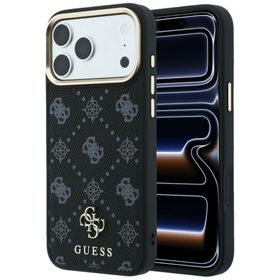 Etui Guess Peony 4G Small Logo MagSafe do iPhone 18 Pro / 17 Pro czarny
