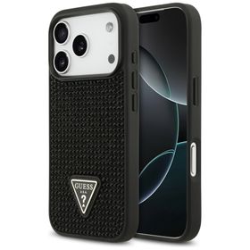 Etui Guess Rhinestone Triangle Logo do   iPhone 17 Pro czarny