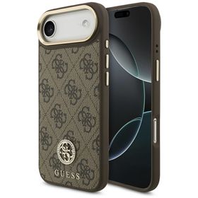 Etui Guess 4G Strass Logo MagSafe do     iPhone Air brązowy