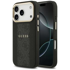 Etui Guess 4G Stripe MagSafe do iPhone   17 Pro czarny