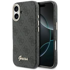 Etui Guess 4G Script MagSafe do iPhone   17 czarny