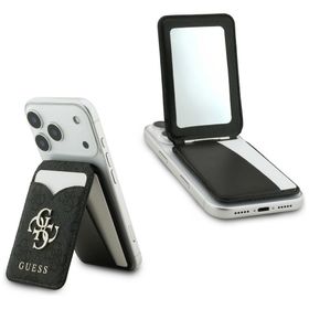 Portfel z lusterkiem Guess 4G Stand & Mirror Magsafe czarny