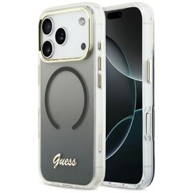 Etui Guess IML Gradient Script Metal     MagSafe do iPhone 17 Pro czarny