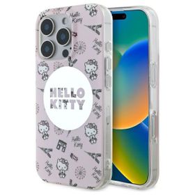 Hello Kitty HKHMP16LHAOPP iPhone 16 Pro6,3" różowy/pink hardcase IML All Over Paris Magsafe