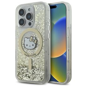Hello Kitty HKHMP16XLGDIH iPhone 16 Pro  Max 6.9" biały złoty/white gold hardcase Liquid Glitter Fever MagSafe
