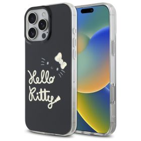 Hello Kitty HKHMP16XHGDIK iPhone 16 Pro  Max 6.9" czarny/black hardcase IML Golden Diva MagSafe