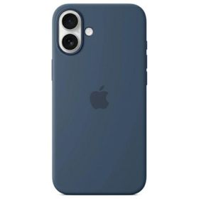 Etui Apple MYYA3ZM/A iPhone 16 Plus 6.7" MagSafe granatowy/denim Silicone Case