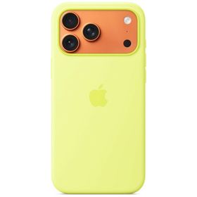 Etui Apple Silicone Case MagSafe do      iPhone 17 Pro Max neonowy żółty