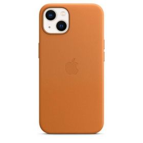 Etui Apple MM103ZM/A iPhone 13 / 14/ 15 6.1" brązowy/brown Leather Case MagSafe