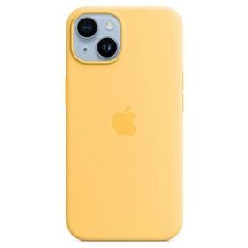 Etui Apple MPTD3ZM/A iPhone 14 Plus / 15Plus 6.7" MagSafe żółty/sunglow Silicone Case