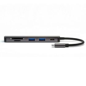 4smarts HUB 6w1 DeX Function 2xUSB-A 3.0/USB-C/HDMI/SD/MicroSD szary 468782