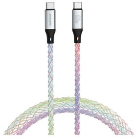 Kabel 4smarts USB-C do USB-C 60W 1.5m RGB