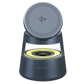Stacja ładująca 4smarts Aura Sound Qi2 szary