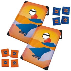Gra zręcznościowa Waboba Cornhole 2x deska 8x woreczek do rzuczania