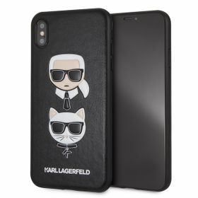 Karl Lagerfeld KLHCI65KICKC iPhone XsMax hardcase czarny/black Karl & Choupette