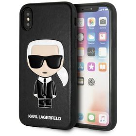 Karl Lagerfeld KLHCPXIKPUBK iPhone X/Xshardcase czarny/black Iconic Karl Embossed