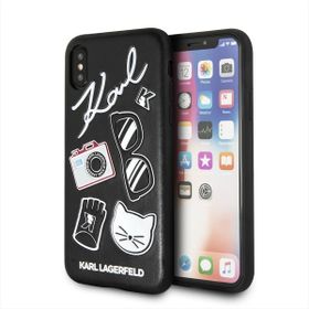 Karl Lagerfeld KLHCPXPIN iPhone X/Xshardcase czarny/black Pins