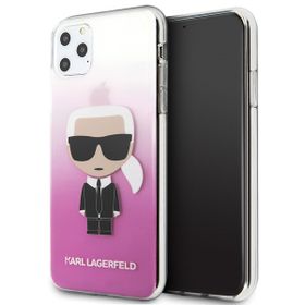 Karl Lagerfeld KLHCN65TRDFKPI iPhone 11Pro Max różowy/pink Gradient Ikonik Karl