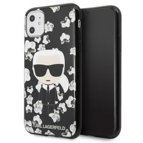 Karl Lagerfeld KLHCN61FLFBBK iPhone 116,1" / Xr czarny/black Flower Ikonik Karl