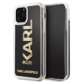 Karl Lagerfeld KLHCN58KAGBK iPhone 11Pro czarny/black Karl logo Glitter