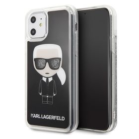 Karl Lagerfeld KLHCN61ICGBK iPhone 116,1" / Xr czarny/black Iconic Glitter