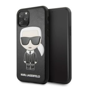 Karl Lagerfeld KLHCN58IKPUBK iPhone 11Pro hardcase czarny/black Iconic Karl Embossed