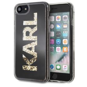 Karl Lagerfeld KLHCI8KAGBK iPhone 7/8SE 2020 / SE 2022 czarny/black Karl logo Glitter