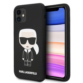Karl Lagerfeld KLHCN61SLFKBK iPhone 116,1" / Xr hardcase czarny/black Silicone Iconic
