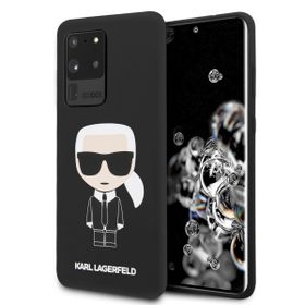 Karl Lagerfeld KLHCS69SLFKBK S20 UltraG988 hardcase czarny/black Silicone Iconic