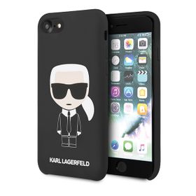 Karl Lagerfeld KLHCI8SLFKBK iPhone 7/8SE 2020 / SE 2022 hardcase czarny/black Silicone Iconic
