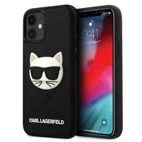 Karl Lagerfeld KLHCP12SCH3DBK iPhone 12mini 5,4" czarny/black hardcase 3D Rubber Choupette