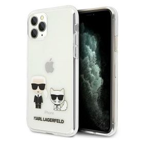 Karl Lagerfeld KLHCN65CKTR iPhone 11 ProMax hardcase Transparent Karl & Choupette