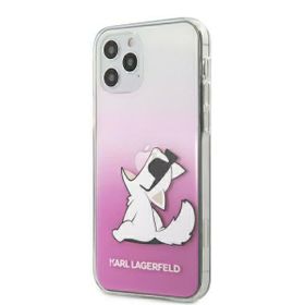 Karl Lagerfeld KLHCP12LCFNRCPI iPhone12 Pro Max 6,7" różowy/pink hardcase Choupette Fun