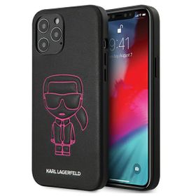 Karl Lagerfeld KLHCP12LPCUIKPI iPhone12 Pro Max 6,7" różowy/pink hardcase Karl Ikonik Outline