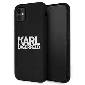 Karl Lagerfeld KLHCN61SLKLRBK iPhone 116,1" / Xr Silicone Stack Logo czarny/black