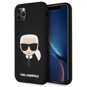 Karl Lagerfeld KLHCN58SLKHBK iPhone 11Pro czarny/black hardcase Silicone Karl`s Head