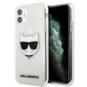 Karl Lagerfeld KLHCN61CHTUGLS iPhone 116,1" / Xr srebrny/silver hardcase Glitter Choupette