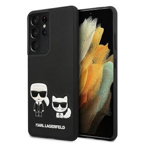 Karl Lagerfeld KLHCS21LPCUSKCBK S21Ultra G998 czarny/black hardcase Ikonik Karl & Choupette