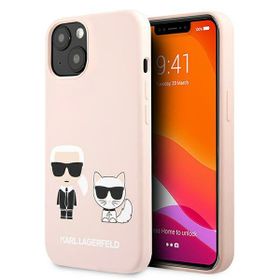 Karl Lagerfeld KLHCP13SSSKCI iPhone 13mini 5,4" hardcase jasno różowy/light pink Silicone Karl & Choupette